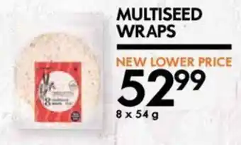 Woolworths Multiseed Wraps offer