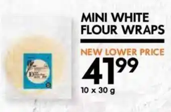 Woolworths Mini White Flour Wraps offer