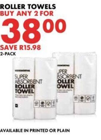 Woolworths Roller Towels offer