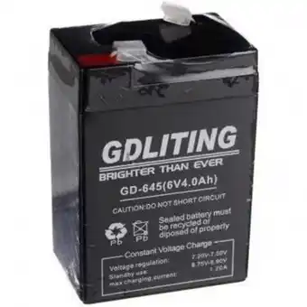 Gd liting battery 6v 4ah sealed lead-acid battery