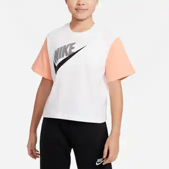 Sportscene Nike girls nsw white t-shirt offer