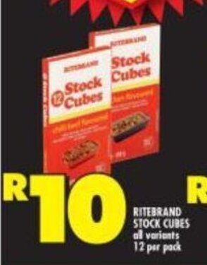 Shoprite Ritebrand Stock Cubes 12 per pack offer
