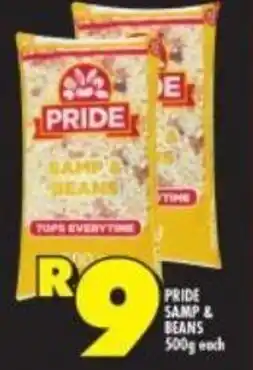Shoprite Pride Samp & Beans 500g each offer