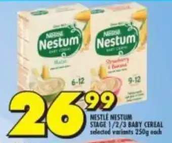 Shoprite Nestle Nestum Stage 1/2/3 Baby Cereal offer