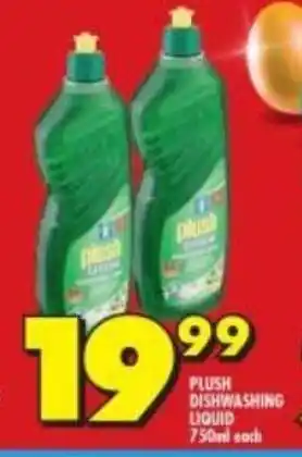 Shoprite Plush Dishwashing Liquid 750ml each offer