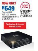 OK Furniture Open view decoder s-dec-ovhd-01 offer