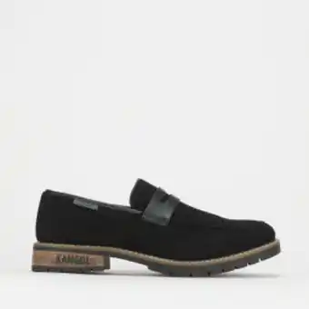 Zando Kangol slip on casual shoe black offer
