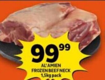 Shoprite Al'Amien Frozen Beef Neck 1,5kg pack offer