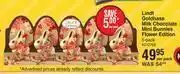 Dis-Chem Lindt goldhase milk chocolate mini bunnies flower edition 5 pack-per pack offer
