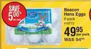 Dis-Chem Beacon hens eggs 6 pack-per pack offer