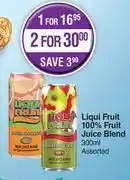 Dis-Chem Liqui fruit 100% fruit juice blend assorted-300ml offer