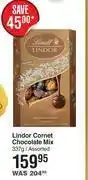 Dis-Chem Lindt lindor cornet chocolate mix assorted-337g offer
