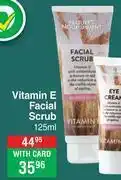 Dis-Chem Nature's nourishment vitamin e facial scrub-125ml offer