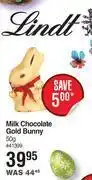 Dis-Chem Lindt milk chocolate gold bunny-50g offer