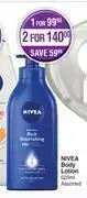 Dis-Chem Nivea body lotion assorted-625ml offer