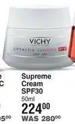 Dis-Chem Vichy supreme cream spf30-50ml offer