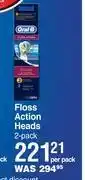 Dis-Chem Oral-b floss action heads 2 pack-per pack offer