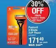 Dis-Chem Gillette fusion 5 2 blade 2up razor-per pack offer