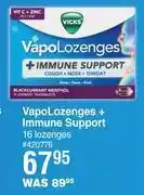 Dis-Chem Vicks vapolozenges+ immune support-16 lozenges offer