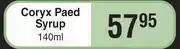 Dis-Chem Coryx paed syrup-140ml offer