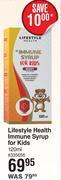 Dis-Chem Lifestyle health immune syrup for kids-120ml offer
