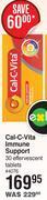 Cal-c-vita immune support 30 effervescent tablets