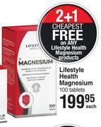 Dis-Chem Lifestyle health magnesium 100 tablets-each offer