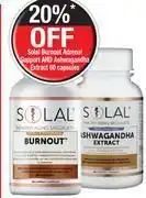 Solal burnout adrenal support 60 capsules