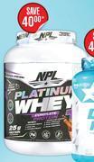 Npl platinum whey + complete protein assorted-2kg offer at Dis-Chem