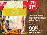 Dis-Chem Lifestyle food mixed fruit value pack-750ml per pack offer