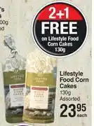 Dis-Chem Lifestyle food corn cakes assorted-130g each offer