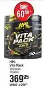 Dis-Chem Npl vita packs 30 packs offer