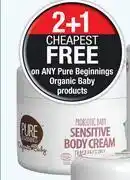 Dis-Chem Pure beginnings sensitive body cream assorted-250ml each offer