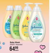 Dis-Chem Johnson's baby wash assorted-500ml each offer