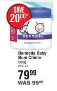 Dis-Chem Bennetts baby bum creme-300g offer