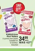 Dis-Chem Kiddylicious rice wafers 5 yummy twin packs (suitable for 6 months+) assorted-each offer