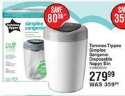 Dis-Chem Tommee tippee simplee sangenic disposable nappy bin offer
