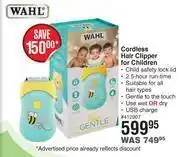 Wahl cordless hair clipper for children