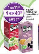 Dis-Chem Squish 100% fruit juice blend assorted-200ml offer