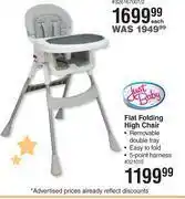 Dis-Chem Just baby flat folding high chair offer