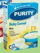 Dis-Chem Purity baby cereal mix with milk (stage 1-3) assorted-200g offer