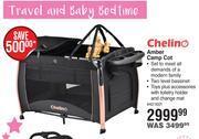 Chelino amber camp cot