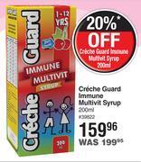 Dis-Chem Creche guard immune multivit syrup-200ml offer