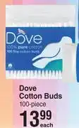 Dis-Chem Dove cotton buds-100 piece each offer