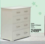 Ulale chest 4 drawer white
