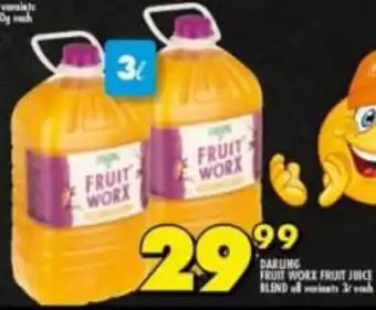 Shoprite Darling Fruit Work Fruit Juice Blend offer