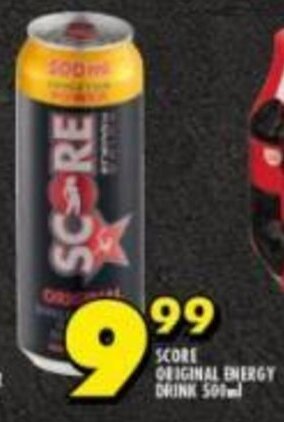 Shoprite Score Original Energy Drink offer