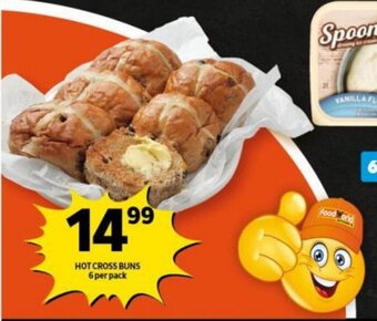 Shoprite Hot Cross Buns 6 per pack offer