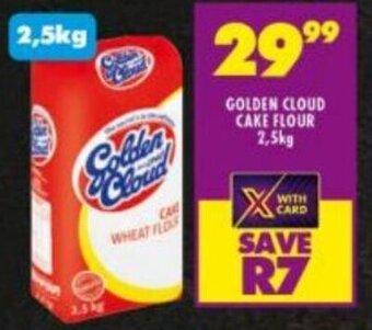 Shoprite Golden Cloud Cake Flour 2.5kg offer