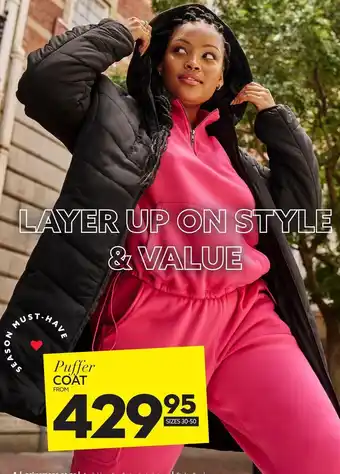Ackermans Puffer coat offer